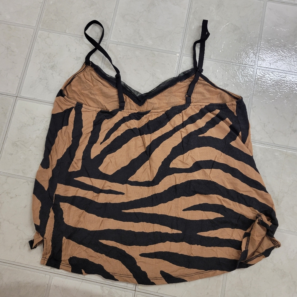 Stars Above Zebra Print Women's Sleepwear Set Size Small - Picture 7 of 8